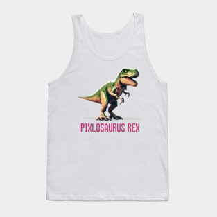 Pixlosaurus Rex - the Retro Beast Tank Top